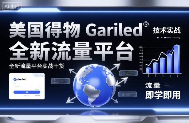 美国得物Gariled技术实战，全新流量平台​实战干货，即学即用-悟空知识星球