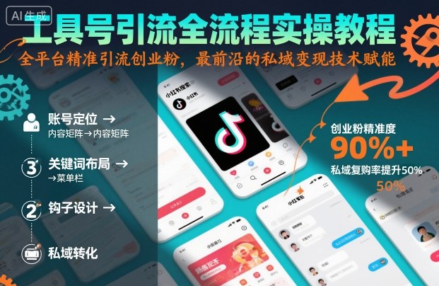 工具号引流全流程保姆级实操教程，全平台精准引流创业粉，最前沿的私域变现技术赋能-悟空知识星球