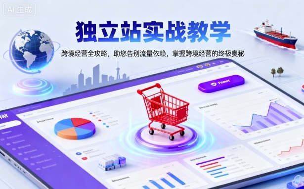 独立站实战教学，跨境经营全攻略，助您告别流量依赖，掌握跨境经营的终极奥-悟空知识星球