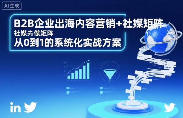 B2B企业出海内容营销+社媒矩阵，从0到1的系统化实战方案-悟空知识星球