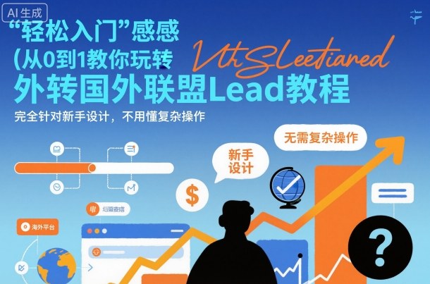 国外联盟賺美刀项目，从0到1教你玩转国外联盟Lead教程，纯新手可操作性100%-悟空知识星球