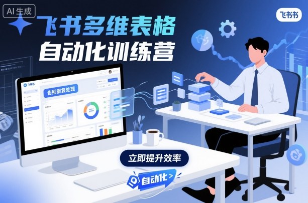 飞书多维表格自动化训练营，手把手教你告别重复处理，用多维表格开启高效办公新模式-悟空知识星球