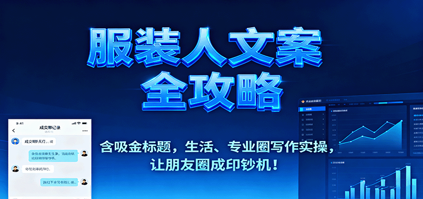 服装人文案全攻略，含吸金标题，生活、专业圈写作实操，让朋友圈成印钞机！-悟空知识星球