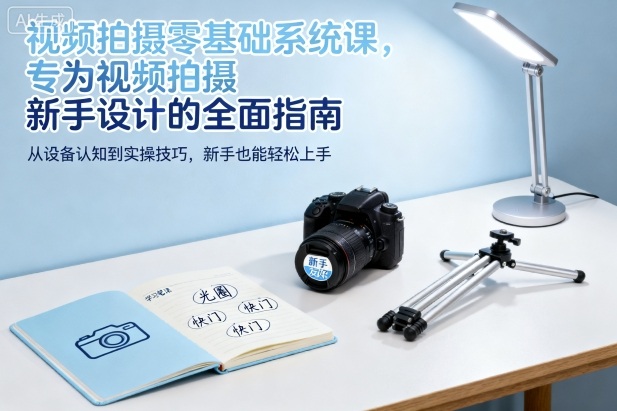视频拍摄零基础系统课，专为视频拍摄新手设计的全面指南-悟空知识星球
