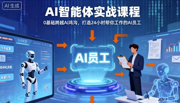 Ai智能体实战课程，0基础跨越Ai鸿沟，打造24小时帮你工作的Ai员工，打破常规，以实战定义Ai-悟空知识星球