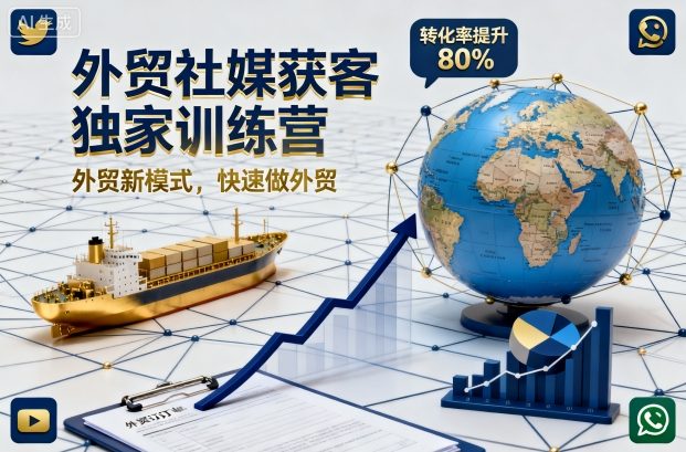 外贸社媒获客独家训练营，外贸新模式，快速做外贸-悟空知识星球