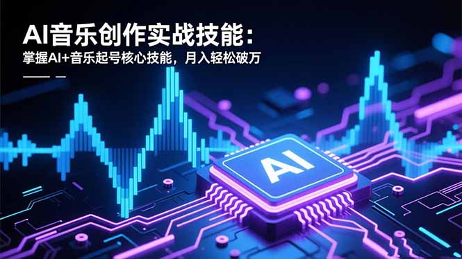 （16600期）AI音乐创作实战技能：掌握AI+音乐起号核心技能，月入轻松破万-悟空知识星球