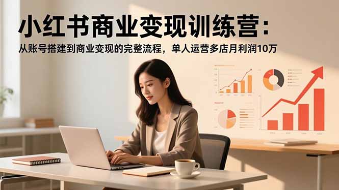 （16698期）小红书商业变现训练营：从账号搭建到商业变现的完整流程，单人运营多店月利润10万-悟空知识星球