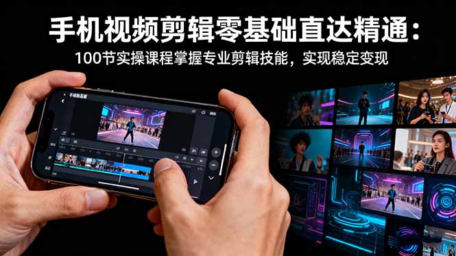 （16466期）手机视频剪辑零基础直达精通：100节实操课程掌握专业剪辑技能，实现稳…-悟空知识星球