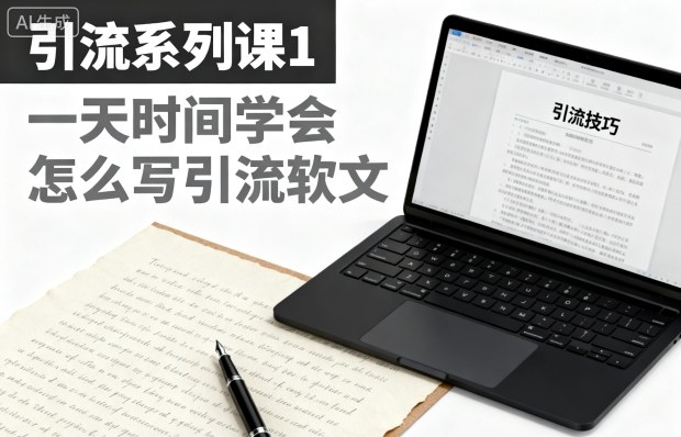 引流系列课1，一天时间学会怎么写引流软文-悟空知识星球