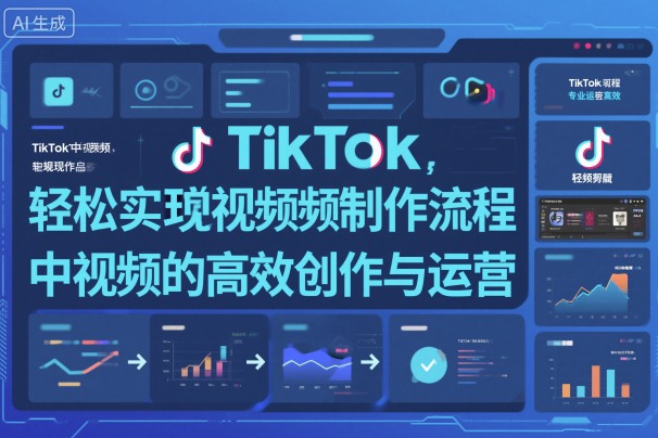 TikTok中视频制做流程，轻松实现Tk中视频的高效创作与运营-悟空知识星球