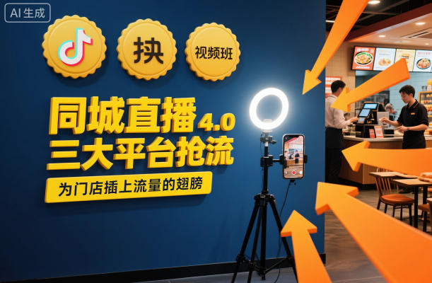 同城直播实操班4.0，三大平台抢流，为门店插上流量的翅膀-悟空知识星球