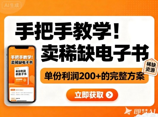 手把手教学！在小红书卖稀缺电子书，单份利润2张+的完整方案-悟空知识星球