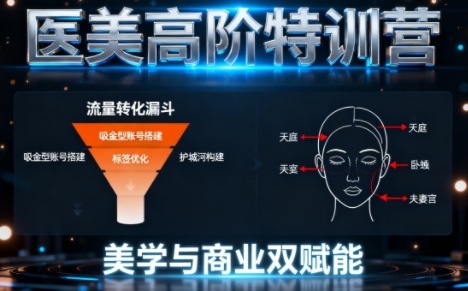 0-1000W医美高阶特训营课程，美学与商业双赋能-悟空知识星球