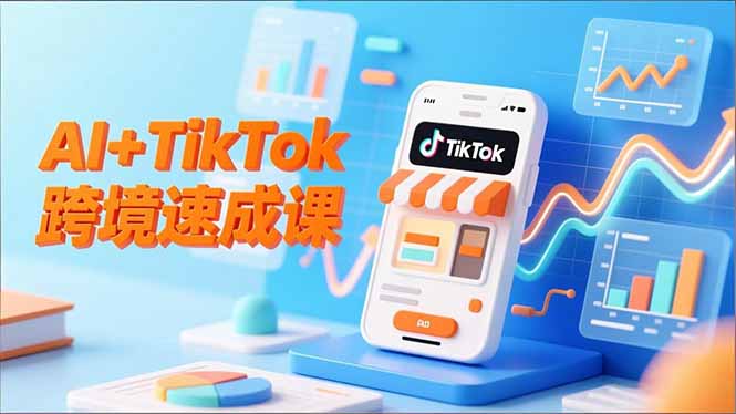 (16745期)AI+TikTok跨境速成课,智能翻译、店铺定位、流程拆解,7天高效上线运营-悟空知识星球