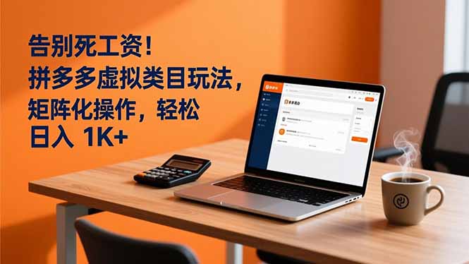 （16943期）告别死工资！拼多多虚拟类目玩法，矩阵化操作，轻松日入 1K+-悟空知识星球