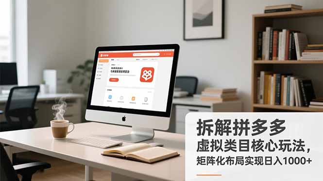 （16906期）拆解拼多多虚拟类目核心玩法，矩阵化布局实现日入1000+-悟空知识星球