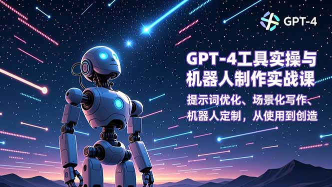 （16837期）GPT-4工具实操与机器人制作实战课：提示词优化、场景化写作、机器人定制，从使用到创造-悟空知识星球