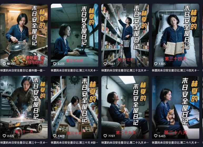 图片[2]-十个作品涨粉近20W！用AI制作末日安全日记连载，日入4位数，评论区爆肝求更新（附详细步骤）-悟空知识星球