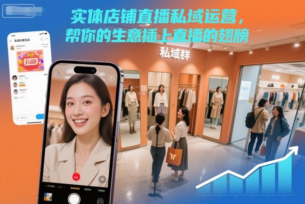 实体店铺直播私域运营，帮你的生意插上直播的翅膀-悟空知识星球