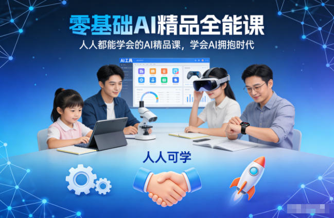 零基础AI精品全能课，人人都能学会的AI精品课，学会AI拥抱时代-悟空知识星球