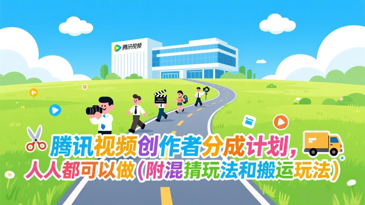 （17137期）腾讯视频创作者分成计划，人人都可以做（附混剪玩法和搬运玩法）-悟空知识星球