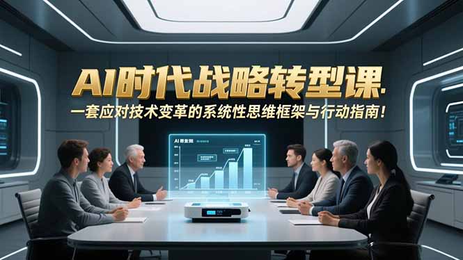 （16990期）AI时代战略转型课：一套应对技术变革的系统性思维框架与行动指南！-悟空知识星球