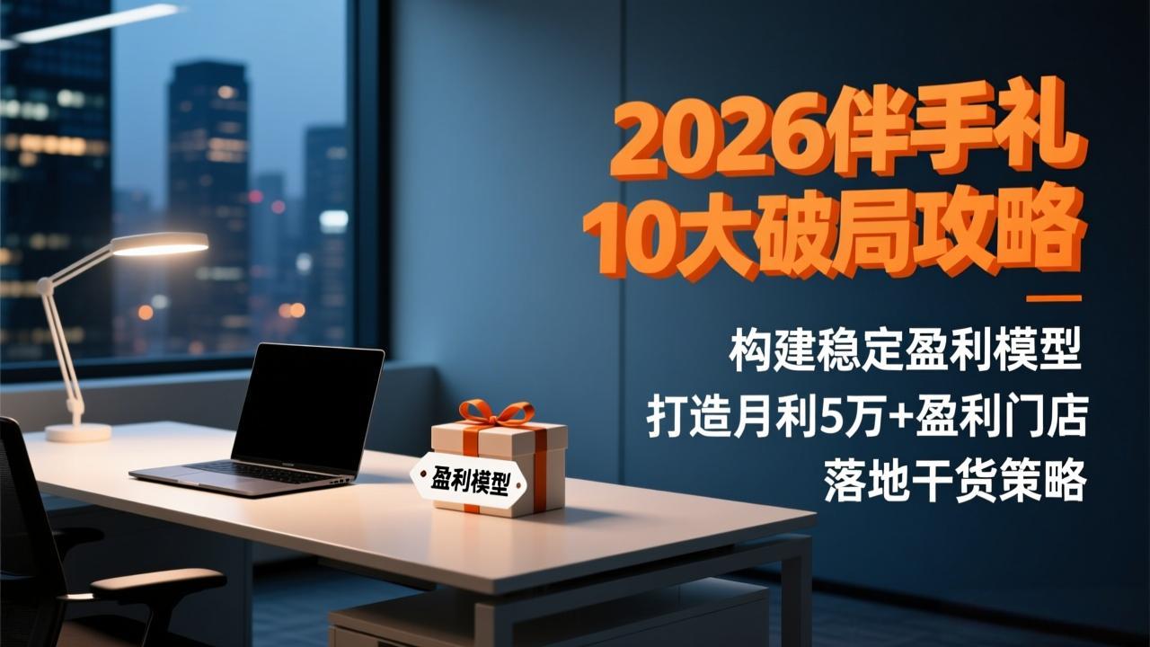 （17191期）2026伴手礼10大破局攻略：构建稳定盈利模型，打造月利5万+盈利门店，落地干货策略-悟空知识星球