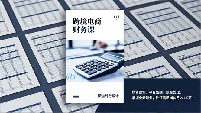 （17036期）跨境电商财务课，核算逻辑、平台规则、账务处理，掌握全盘账务，胜任高薪岗位月入1.5万+-悟空知识星球