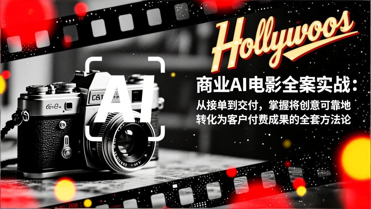 (17092期)商业AI电影全案实战:从接单到交付,掌握将创意可靠地转化为客户付费成果的全套方法论-悟空知识星球