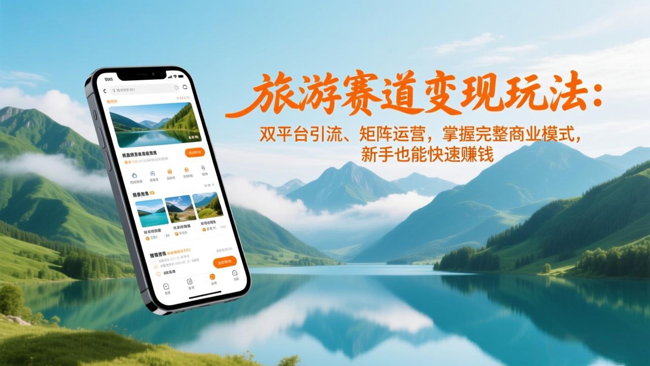 （17153期）旅游赛道变现玩法：双平台引流、矩阵运营，掌握完整商业模式，新手也能快速赚钱-悟空知识星球