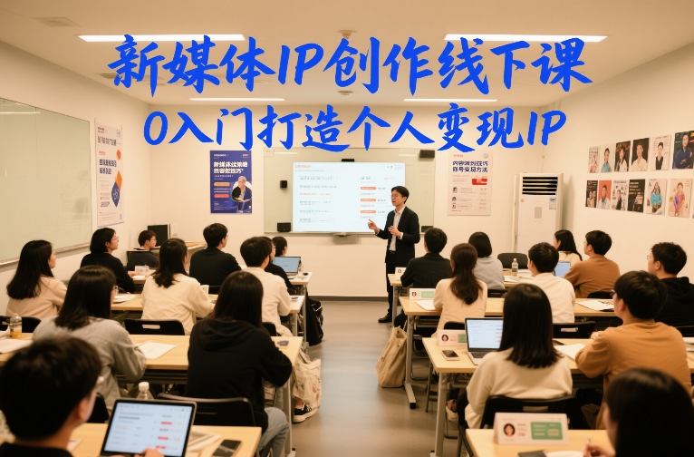 新媒体IP创作线下课，0入门打造个人变现IP-悟空知识星球