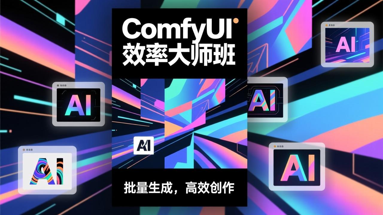 （17107期）ComfyUI效率大师班：工作流搭建，批量生成，将个人AI出图效率提升5-10倍，月接单收入1-3万-悟空知识星球