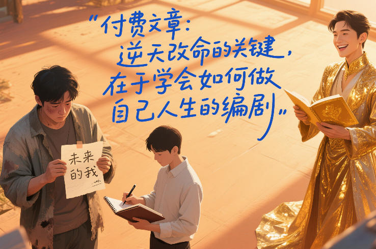 付费文章：逆天改命的关键，在于学会如何做自己人生的编剧-悟空知识星球