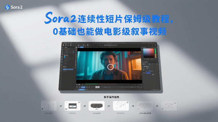 Sora2连续性短片保姆级教程，0基础也能做电影级叙事视频-悟空知识星球