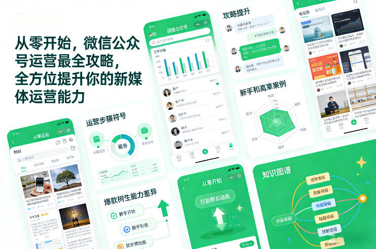 从零开始，微信公众号运营最全攻略，全方位提升你的新媒体运营能力-悟空知识星球