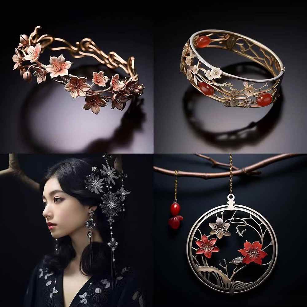 图片[6]-463个Midjourney珠宝摄影提示词：覆盖全品类珠宝，AI设计秒出专业效果-悟空知识星球