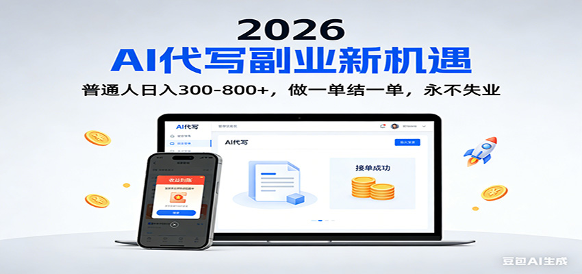 2026 副业首选！AI 代写日入 300-800，普通人0门槛，做一单结一单！-悟空知识星球