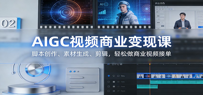 AIGC视频商业变现课：脚本创作、素材生成、剪辑，轻松做商业视频接单-悟空知识星球