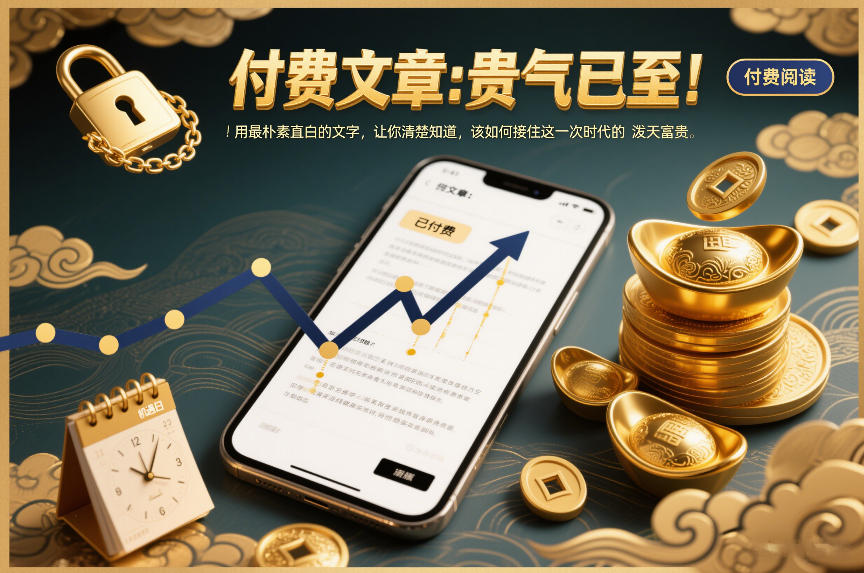 付费文章：贵气已至！用最朴素直白的文字，让你清楚知道，该如何接住这一次时代的泼天富贵-悟空知识星球