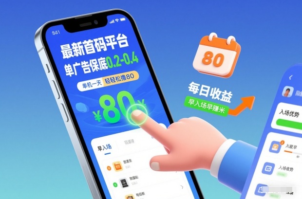 最新首码平台，单广告保底0.2-0.4，单机一天轻松撸80，早入场早賺米【揭秘】-悟空知识星球