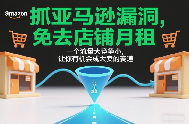 抓亚马逊漏洞，免去店铺月租，一个流量大竞争小，让你有机会成大卖的赛道-悟空知识星球