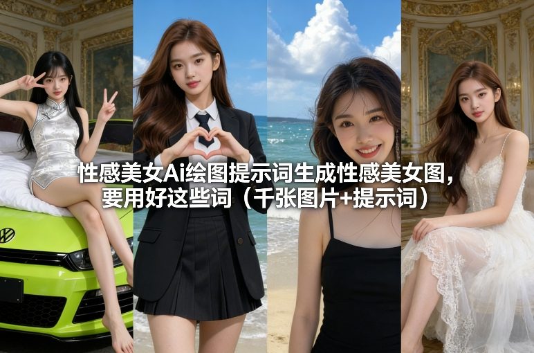 性感美女Ai绘图提示词生成性感美女图，要用好这些词（千张图片+提示词）-悟空知识星球