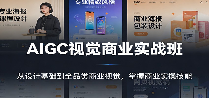 AIGC视觉商业实战班：从设计基础到全品类商业视觉，掌握商业实操技能-悟空知识星球