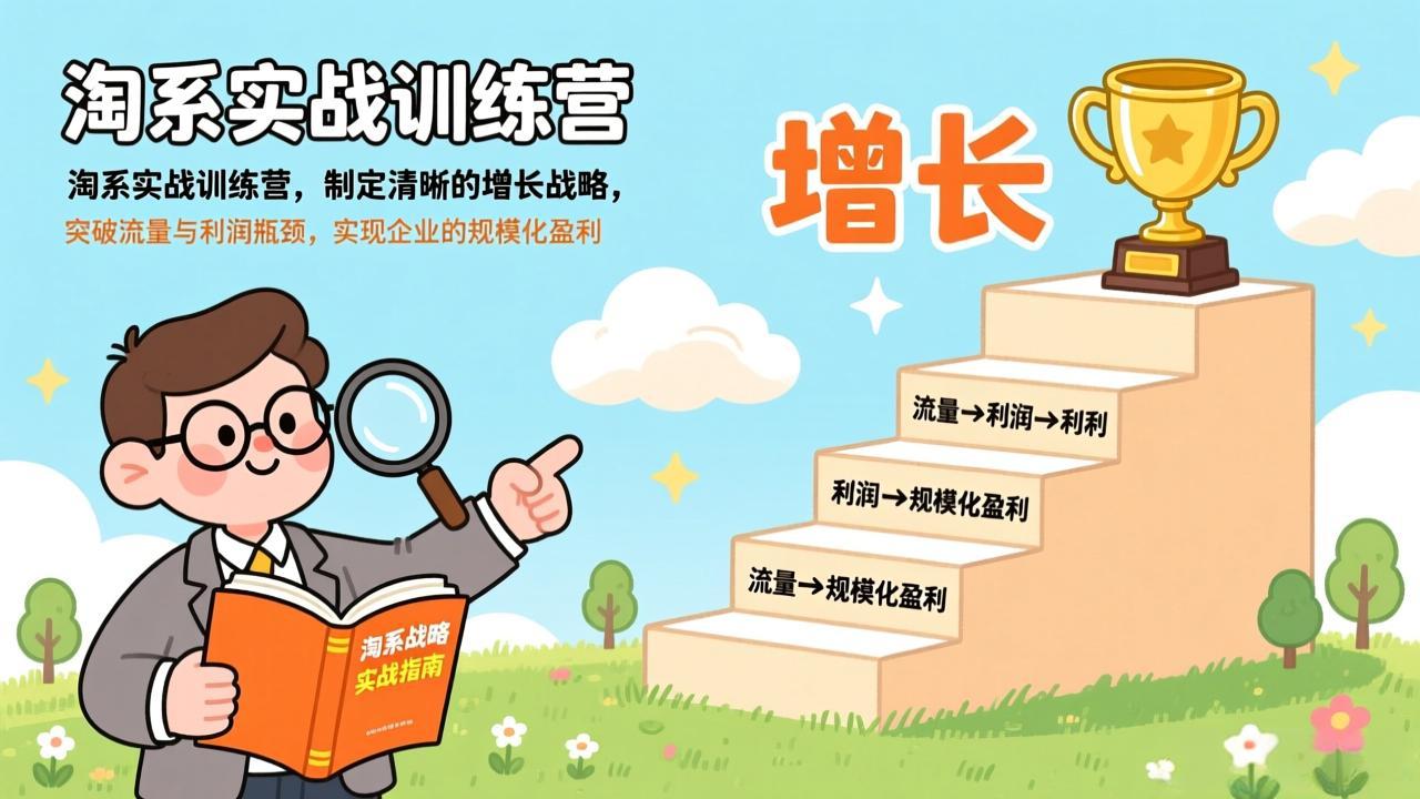 （17281期）淘系实战训练营，制定清晰的增长战略，突破流量与利润瓶颈，实现企业的规模化盈利-悟空知识星球