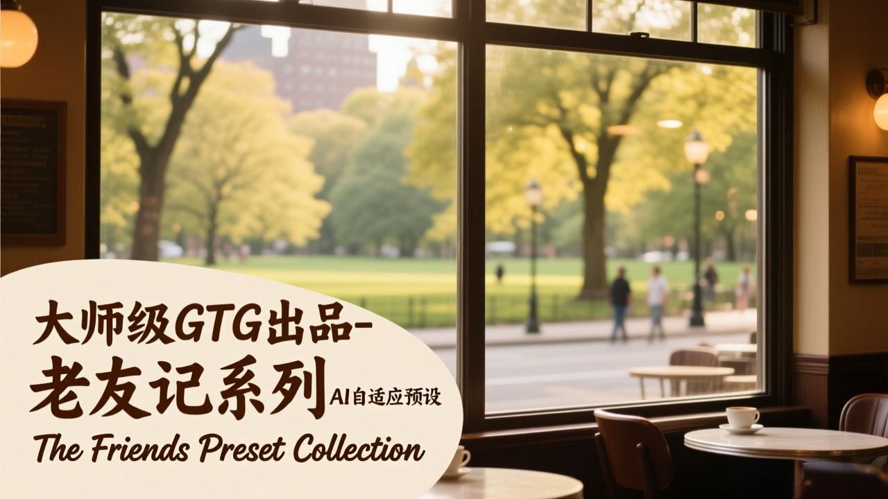 （17403期）大师级GTG出品-老友记系列AI自适应预设The Friends Preset Collection-悟空知识星球