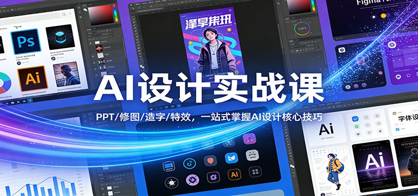 AI设计实战课：PPT/修图/造字/特效，一站式掌握AI设计核心技巧-悟空知识星球