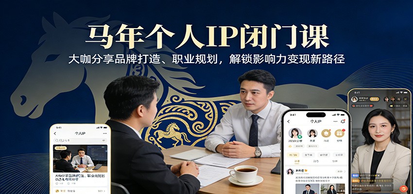 马年个人IP闭门课，大咖分享品牌打造、职业规划，解锁影响力变现新路径-悟空知识星球