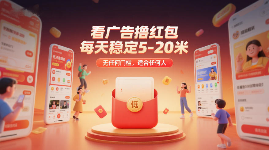 看广告撸红包，每天稳定5-20米，无任何门槛，适合任何人-悟空知识星球