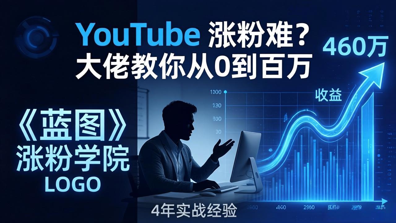 (17836期)YouTube 涨粉难?《蓝图涨粉学院》:4 年赚 460 万的大佬教策略,从0到百万有路径!-悟空知识星球